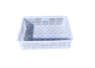 Khay nhựa đục lỗ nhựa PVC Thùng nhựa có thể gập lại cho bánh mì và cá 600 * 420 * 145