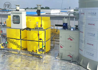Mc 500l Polyme xử lý nước thải bể chứa hóa chất polymer, bể trộn hóa chất